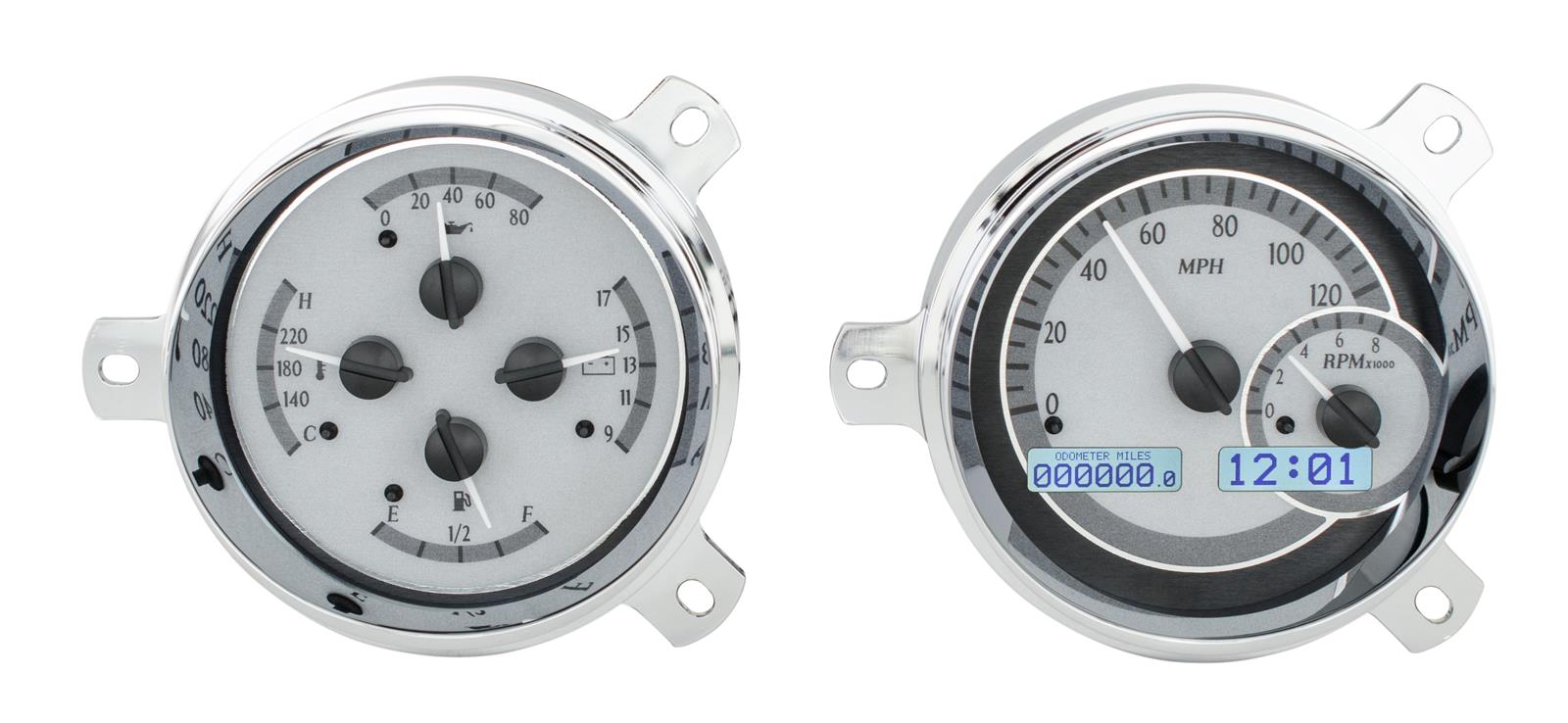 Dakota Digital VHX Series Direct-Fit Analog Gauge Systems VHX-51C-S-W