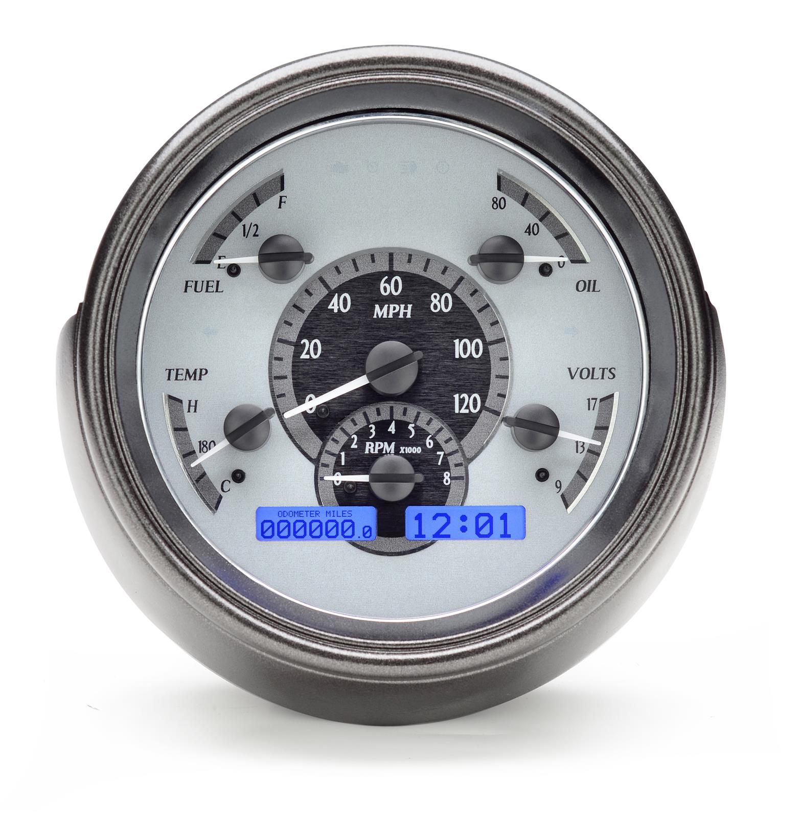 Dakota Digital VHX Series Direct-Fit Analog Gauge Systems VHX-51F-S-B