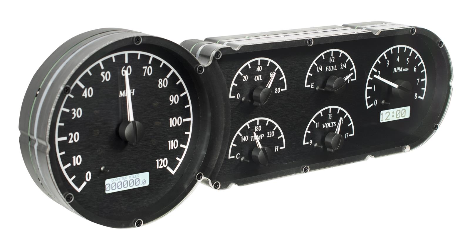 Dakota Digital Gauges VHX-53C-K-W