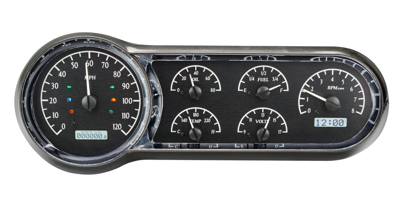 Dakota Digital Gauges VHX-53C-K-W