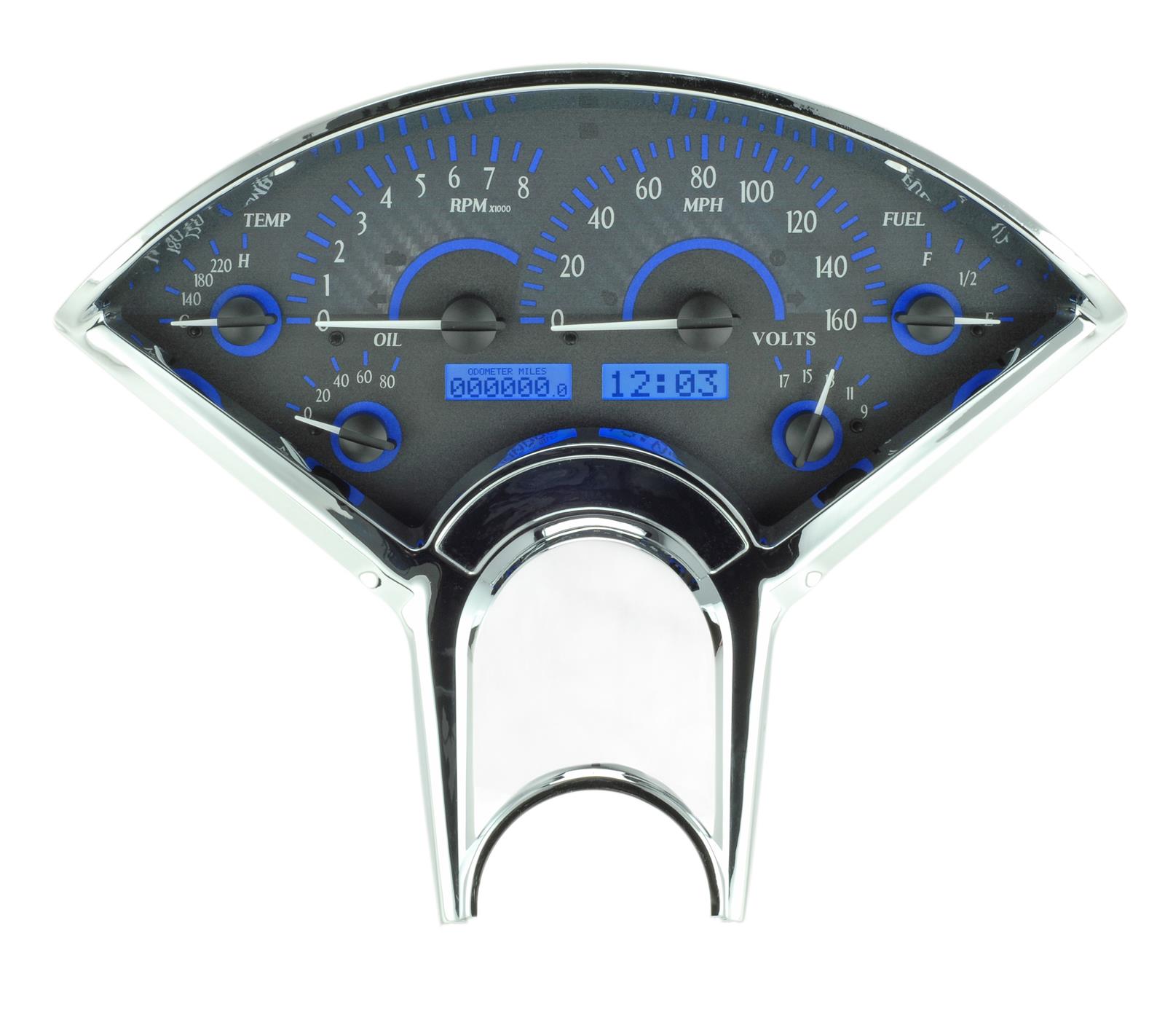 Dakota Digital VHX Series Direct-Fit Analog Gauge Systems VHX-55C-C-B