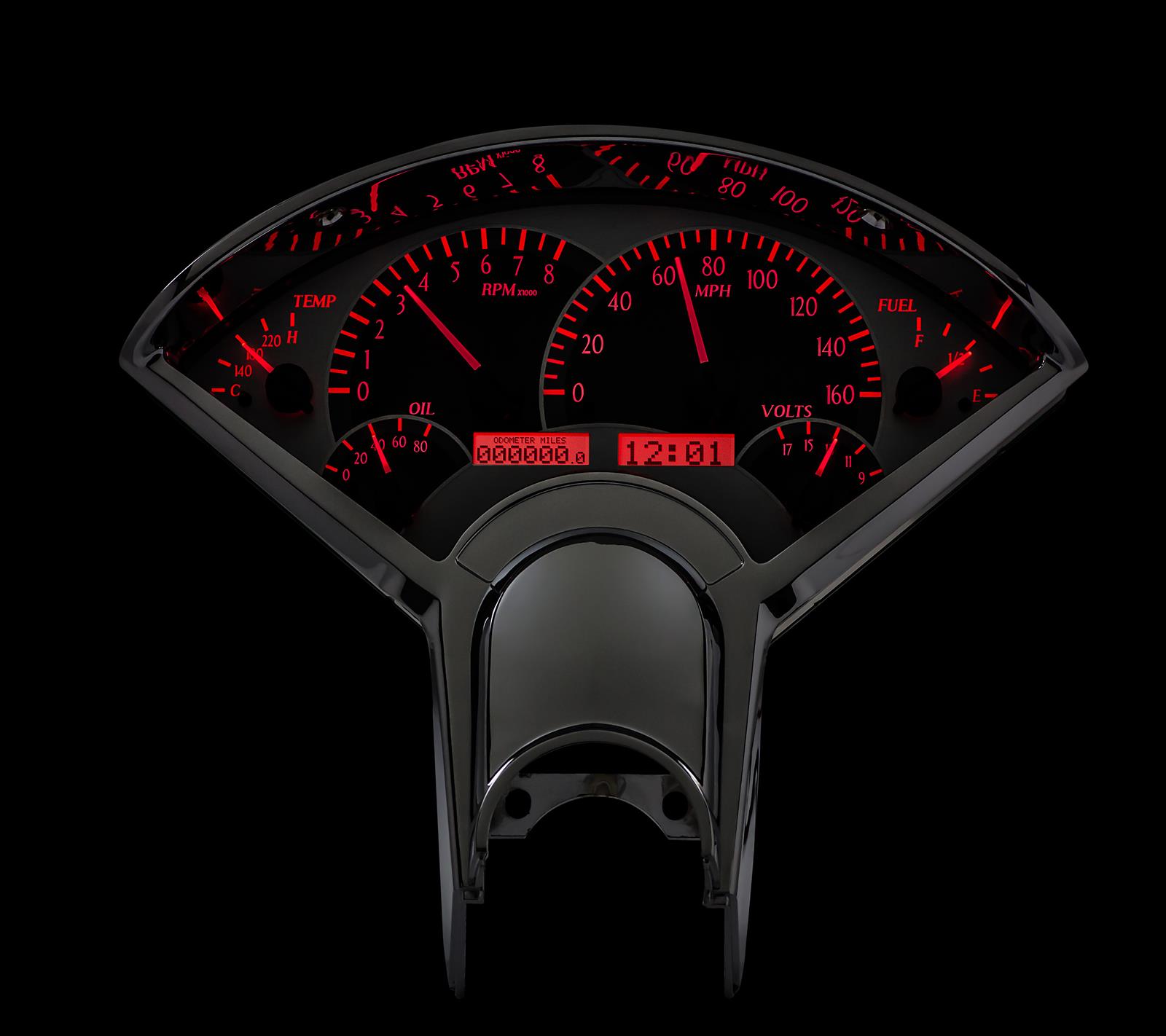 Dakota Digital VHX Series Direct-Fit Analog Gauge Systems VHX-55C-S-R