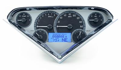 Dakota Digital VHX Series Direct-Fit Analog Gauge Systems VHX-55C-PU-S-B