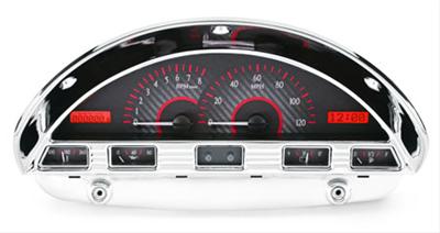 Dakota Digital VHX Series Direct-Fit Analog Gauge Systems VHX-56F-PU-C-R