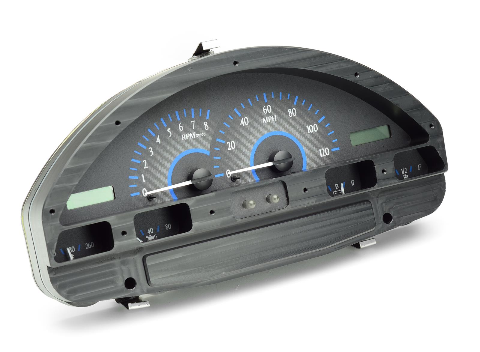 Dakota Digital VHX Series Direct-Fit Analog Gauge Systems VHX-56F-PU-S-B
