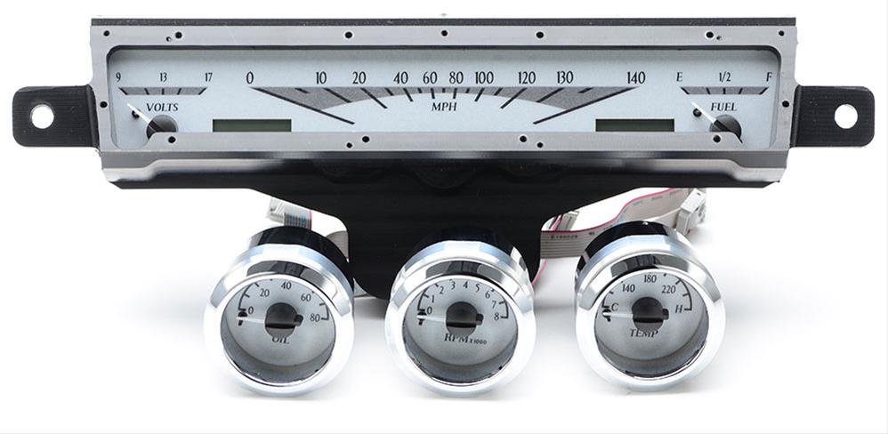 Dakota Digital VHX Series Direct-Fit Analog Gauge Systems VHX-61C-IMP-S-W