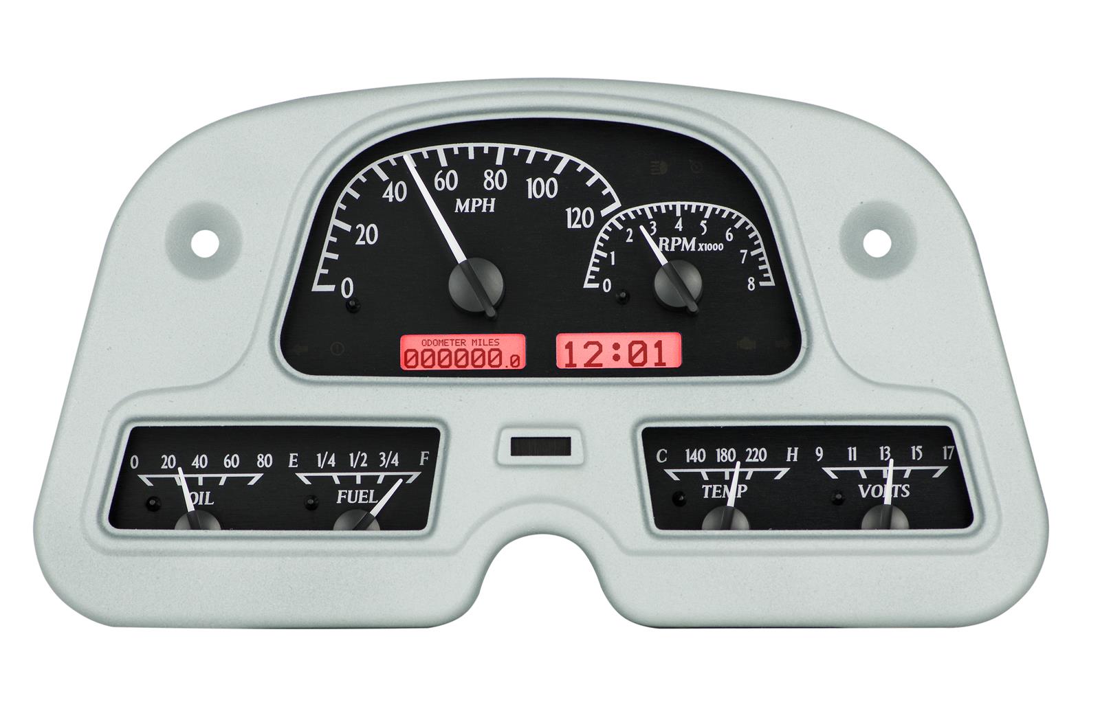 Dakota Digital VHX Series Direct-Fit Analog Gauge Systems VHX-62T-FJ-K-R