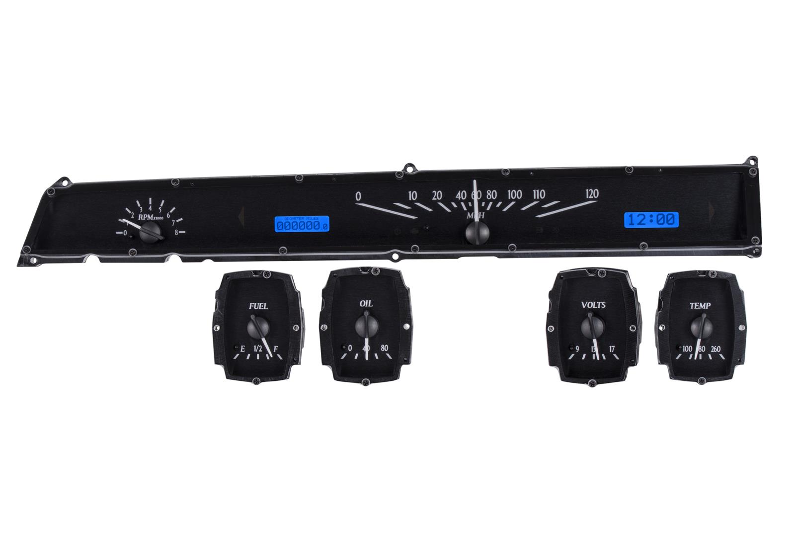 Dakota Digital VHX Series Direct-Fit Analog Gauge Systems VHX-64L-K-B