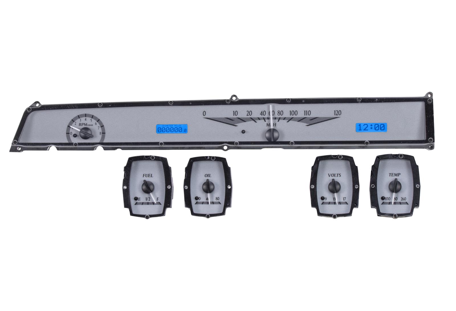 Dakota Digital VHX Series Direct-Fit Analog Gauge Systems VHX-64L-S-B