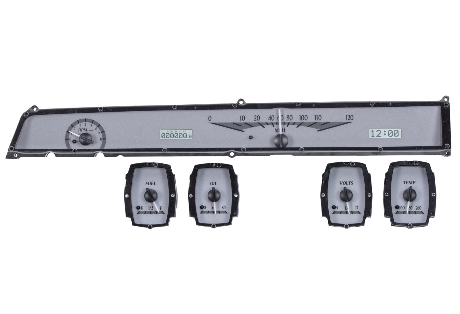 Dakota Digital VHX Series Direct-Fit Analog Gauge Systems VHX-64L-S-W