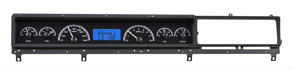 Dakota Digital VHX Series Direct-Fit Analog Gauge Systems VHX-66F-FAR-S-W