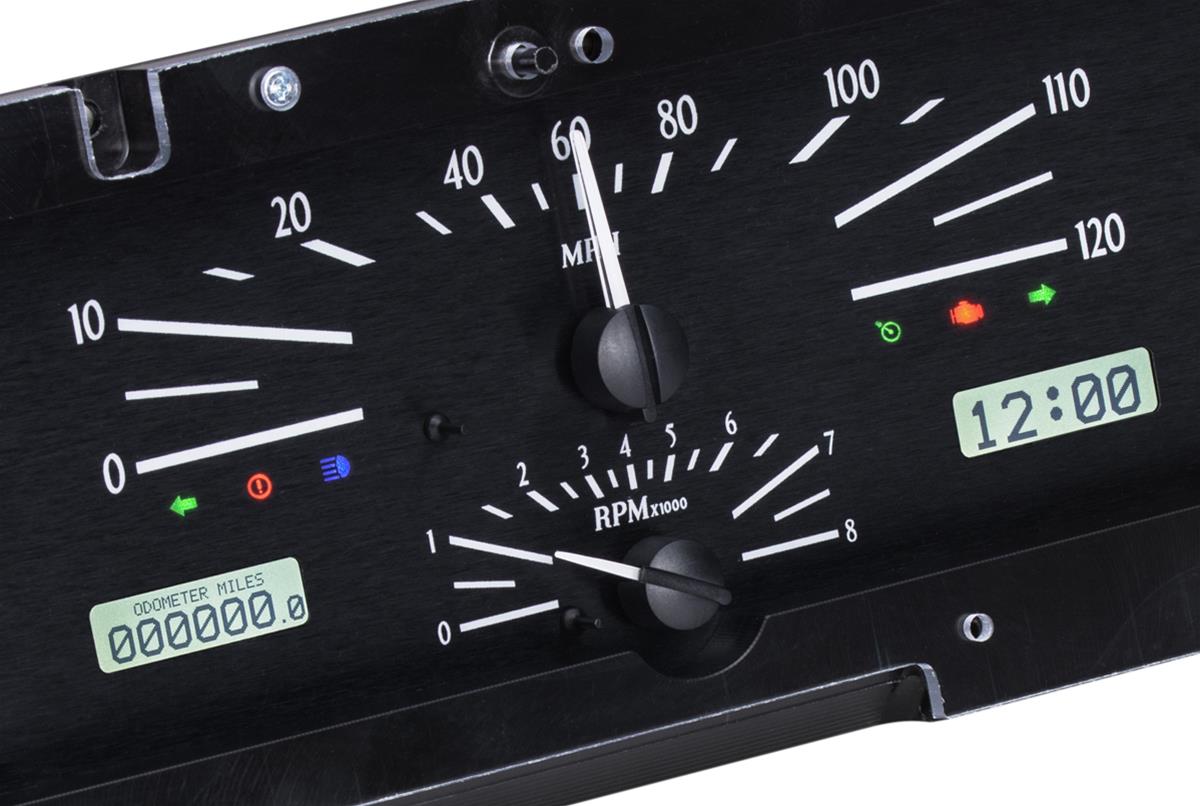 Dakota Digital VHX Series Direct-Fit Analog Gauge Systems VHX-66L-K-W