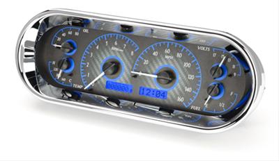 Dakota Digital VHX Series Recessed Oval Analog Gauge Kits VHX-1018-C-B