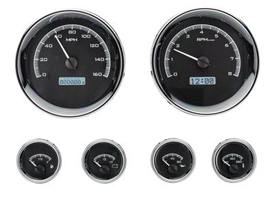 Dakota Digital VHX Series Universal Round Analog Gauge Kits VHX-1024-K-W
