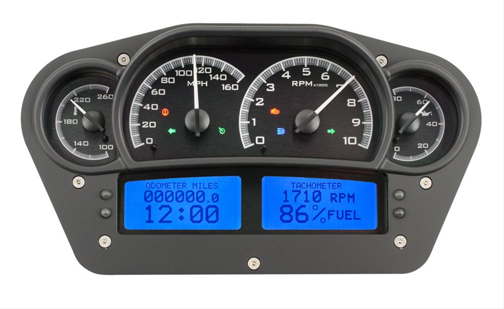 Dakota Digital VHX Series Universal Race-Inspired Analog Gauge Kits VHX-1100-C-B