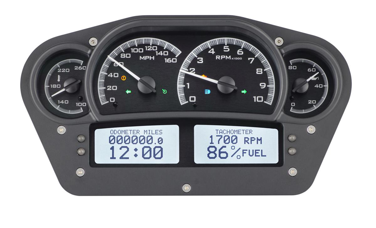 Dakota Digital VHX Series Universal Race-Inspired Analog Gauge Kits VHX-1100-K-W