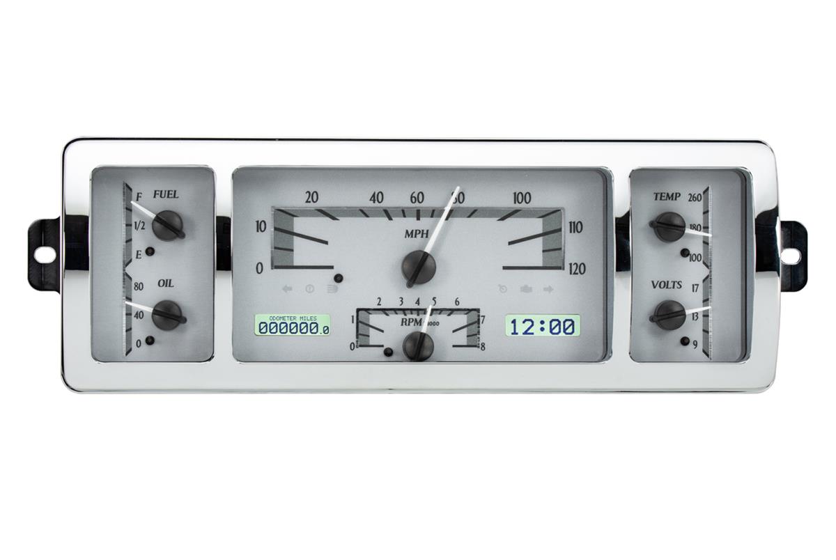Dakota Digital VHX Series Direct-Fit Analog Gauge Systems VHX-40C-PU-S-W