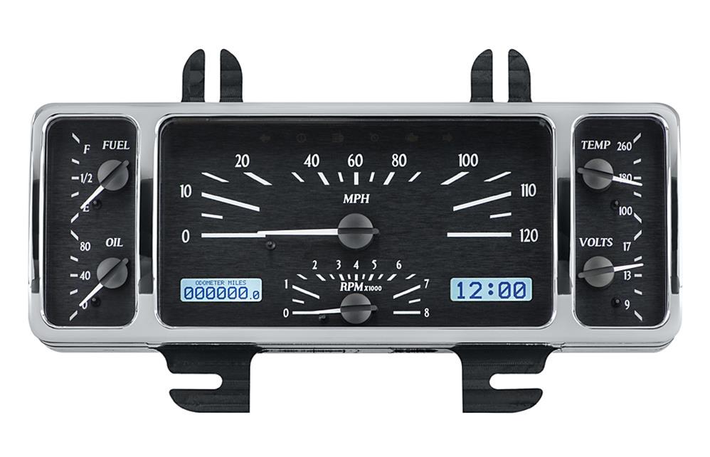 Dakota Digital VHX Series Direct-Fit Analog Gauge Systems VHX-40F-K-W