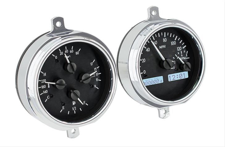 Dakota Digital VHX Series Direct-Fit Analog Gauge Systems VHX-51F-PU-K-W