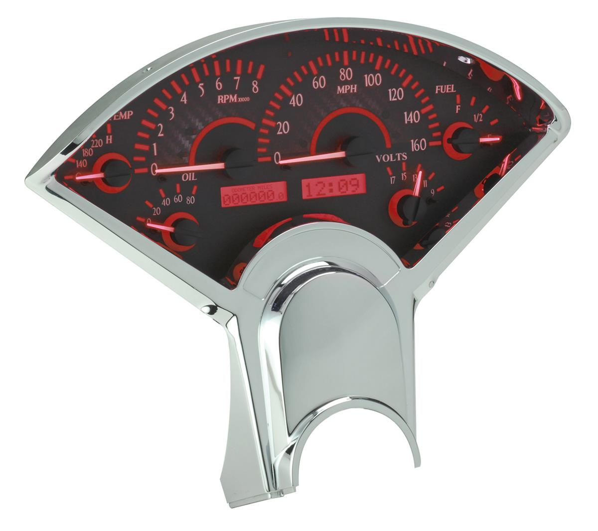 Dakota Digital VHX Series Direct-Fit Analog Gauge Systems MHX-55C-C-R