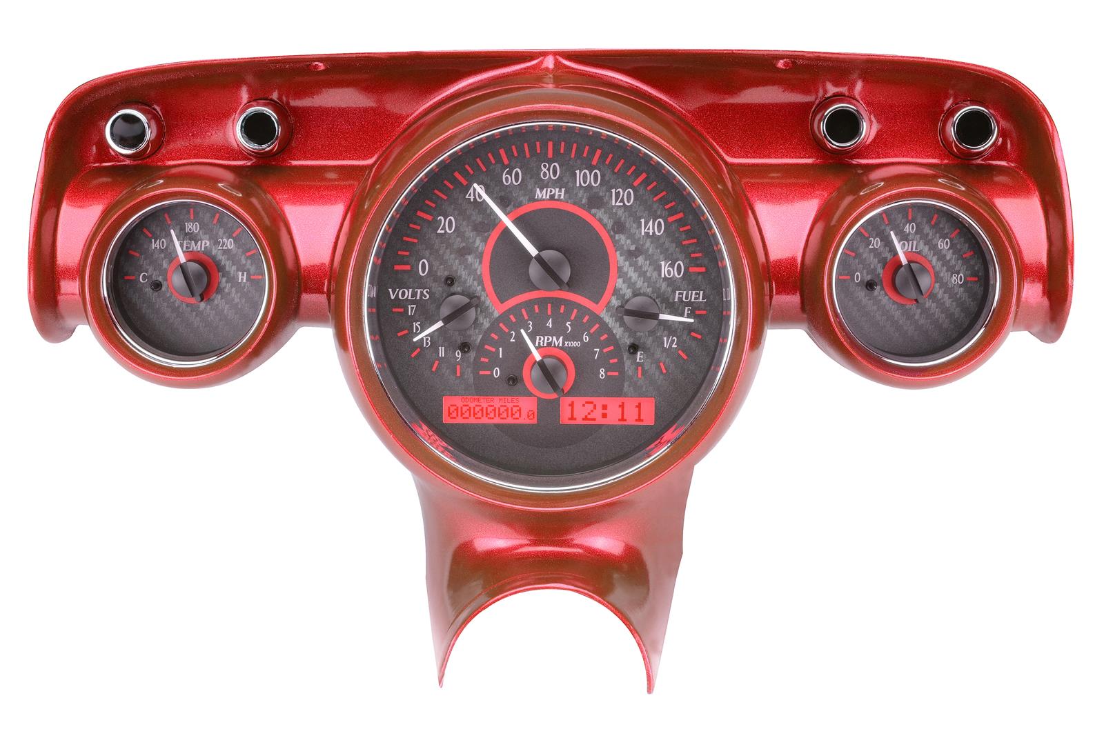 Dakota Digital VHX Series Direct-Fit Analog Gauge Systems VHX-57C-C-R