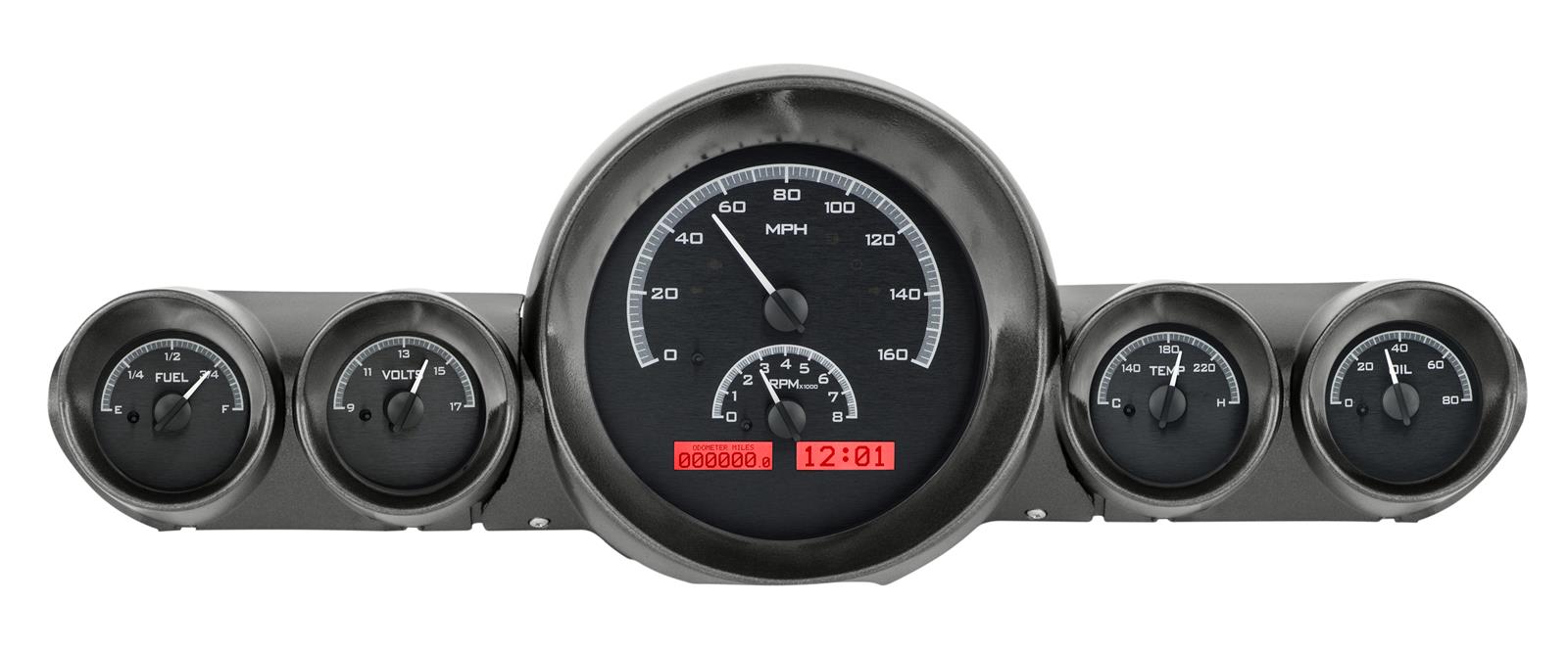 Dakota Digital VHX Series Direct-Fit Analog Gauge Systems VHX-59C-IMP-K-R