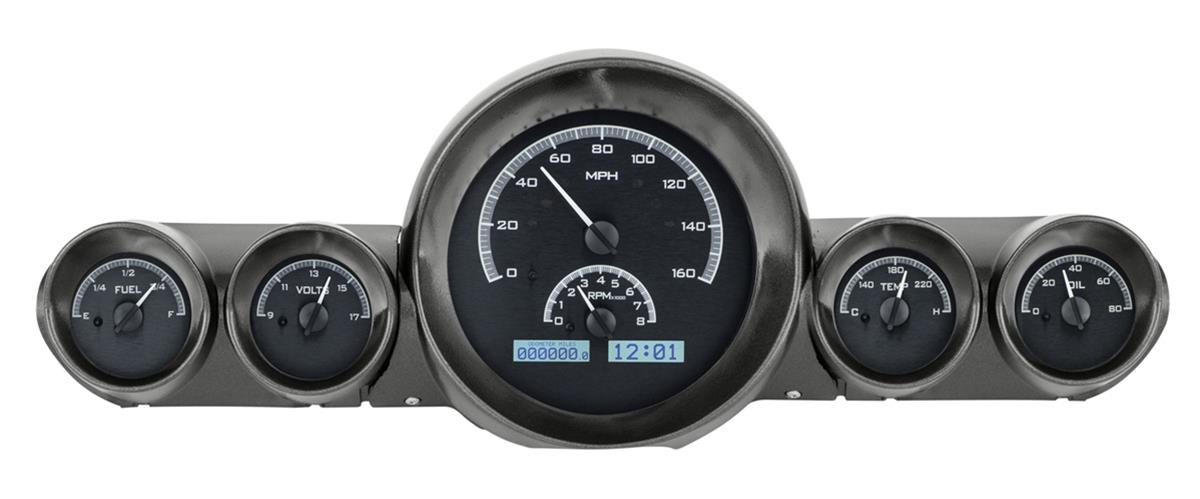 Dakota Digital VHX Series Direct-Fit Analog Gauge Systems VHX-59C-IMP-K-W