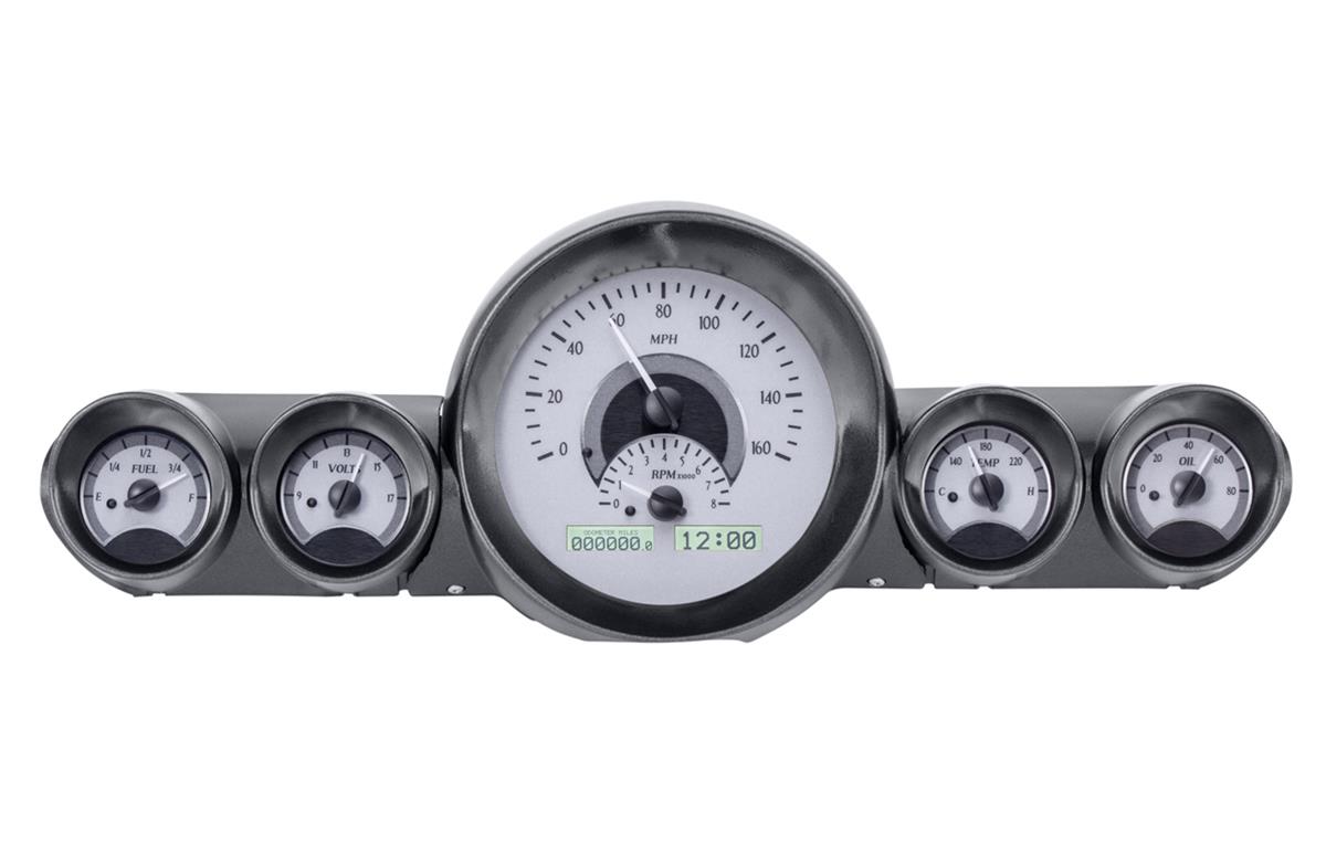 Dakota Digital VHX Series Direct-Fit Analog Gauge Systems VHX-59C-IMP-S-W