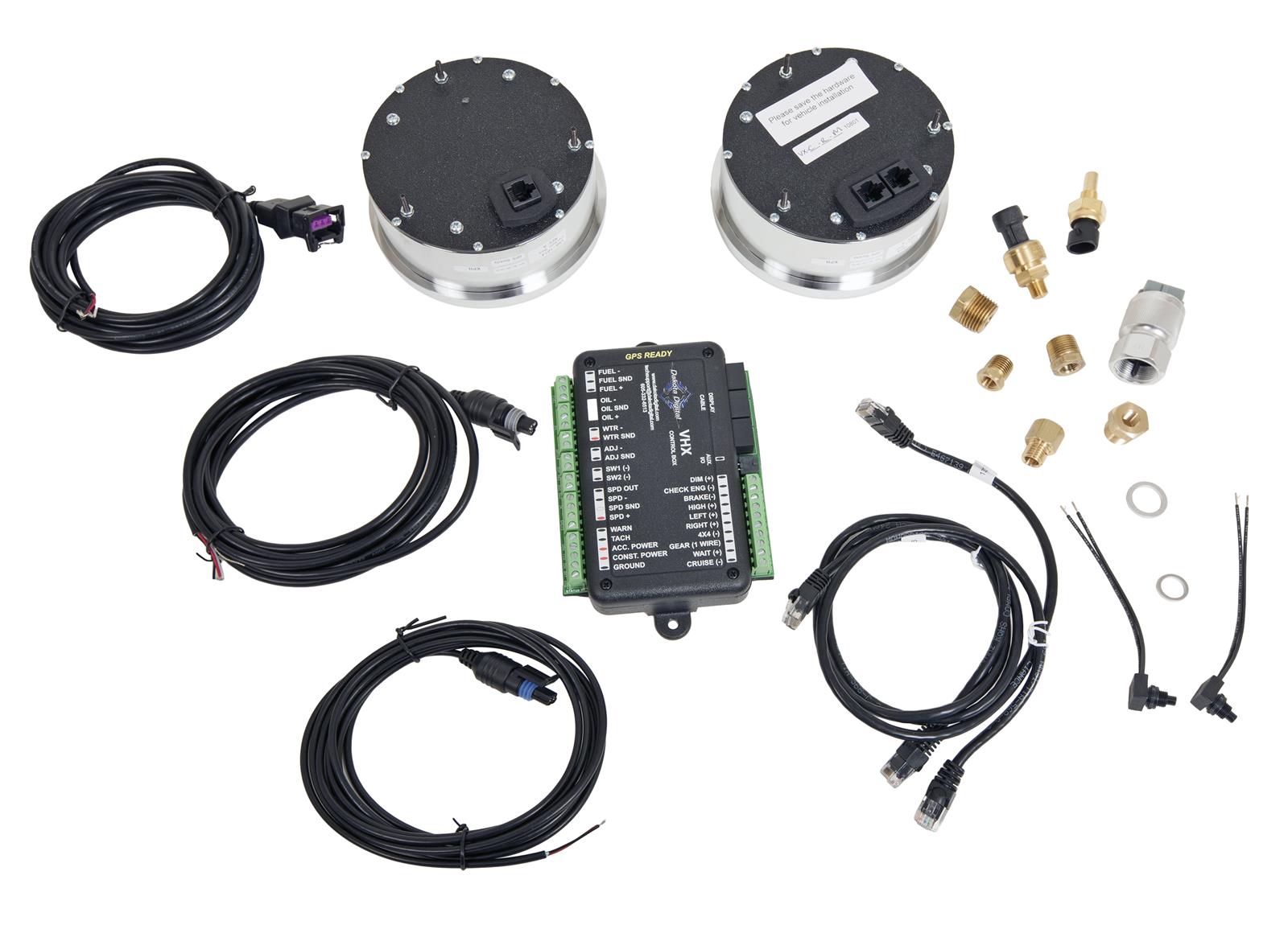 Dakota Digital VHX Series Direct-Fit Analog Gauge Systems VHX-60C-PU-K-R