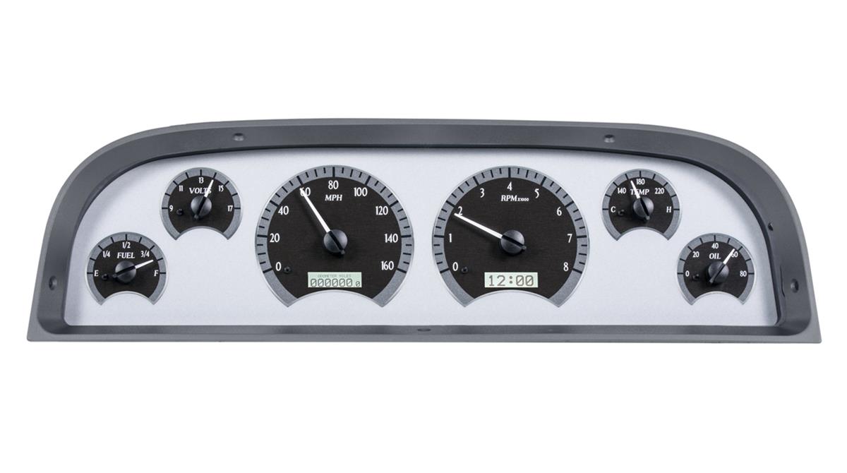 Dakota Digital VHX Series Direct-Fit Analog Gauge Systems VHX-60C-PU-S-W
