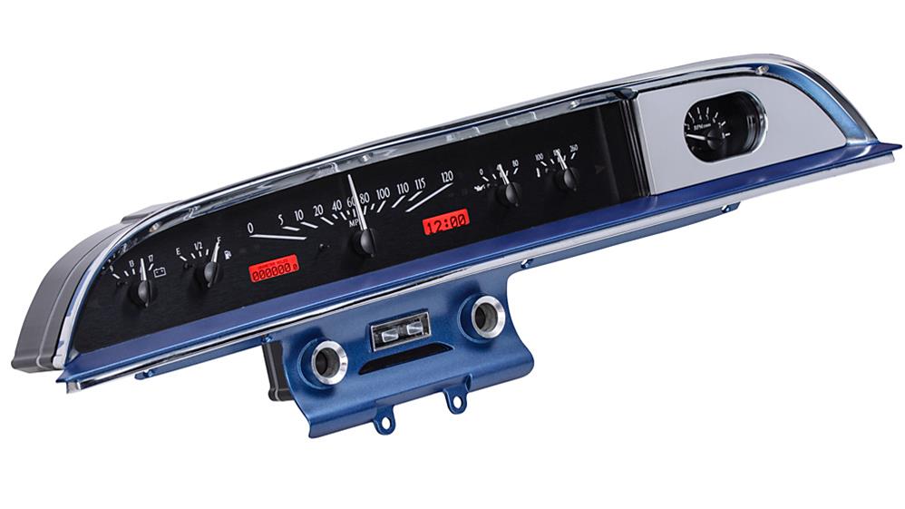 Dakota Digital VHX Series Direct-Fit Analog Gauge Systems VHX-60F-GAL-K-R