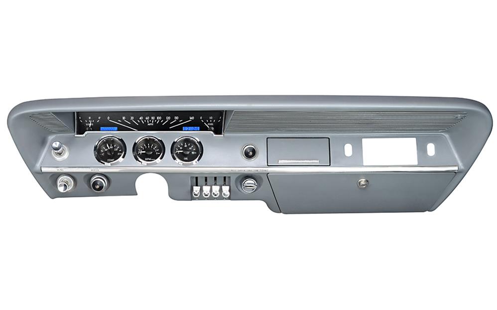 Dakota Digital VHX Series Direct-Fit Analog Gauge Systems VHX-61C-IMP-K-B