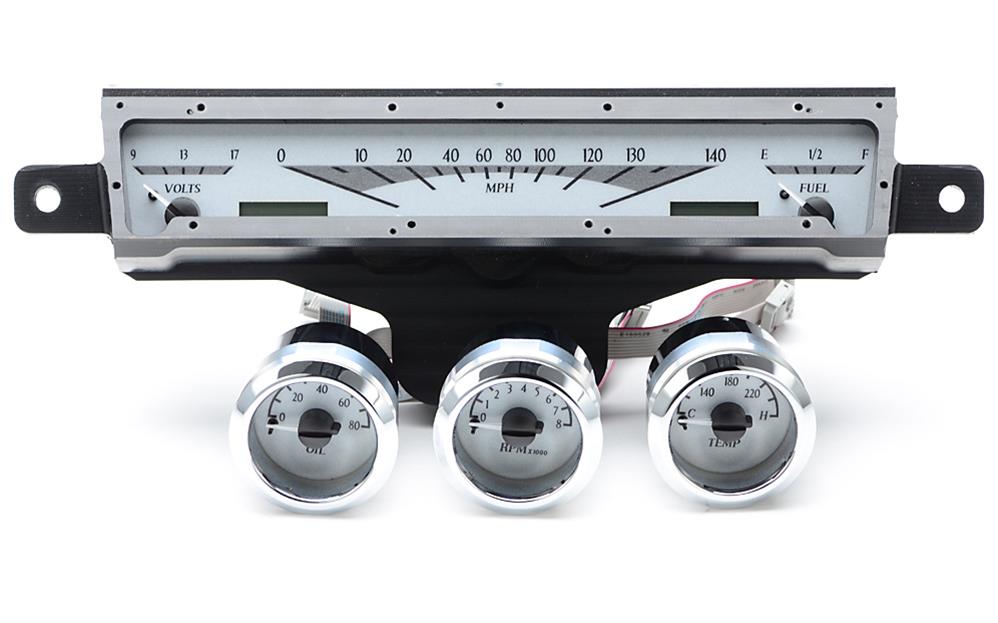 Dakota Digital VHX Series Direct-Fit Analog Gauge Systems VHX-61C-IMP-S-B