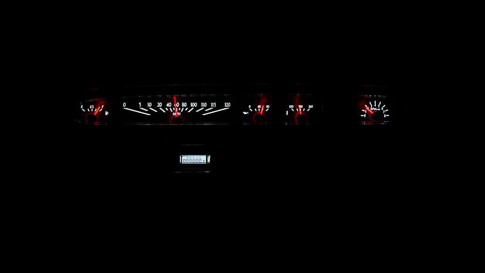 Dakota Digital VHX Series Direct-Fit Analog Gauge Systems VHX-61F-GAL-K-W