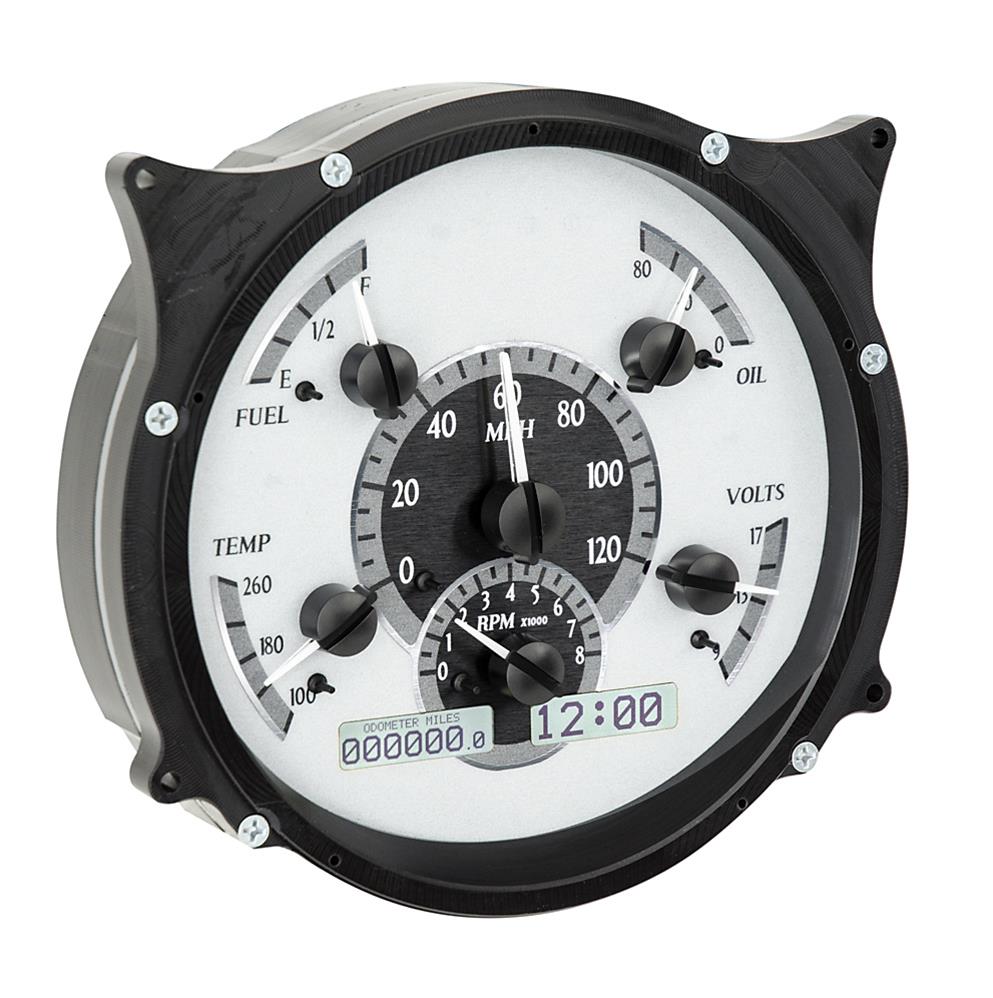 Dakota Digital VHX Series Direct-Fit Analog Gauge Systems VHX-61F-PU-S-W