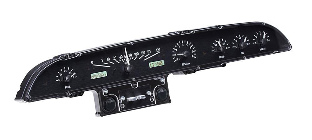 Dakota Digital VHX Series Direct-Fit Analog Gauge Systems VHX-62F-GAL-K-W