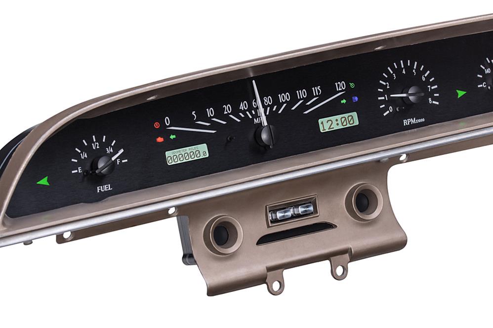 Dakota Digital VHX Series Direct-Fit Analog Gauge Systems VHX-62F-GAL-K-W