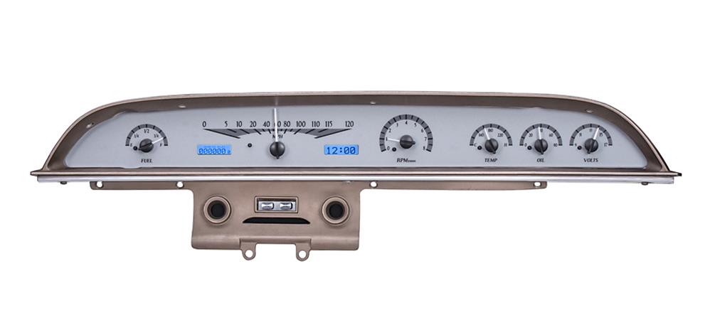 Dakota Digital VHX Series Direct-Fit Analog Gauge Systems VHX-62F-GAL-S-B