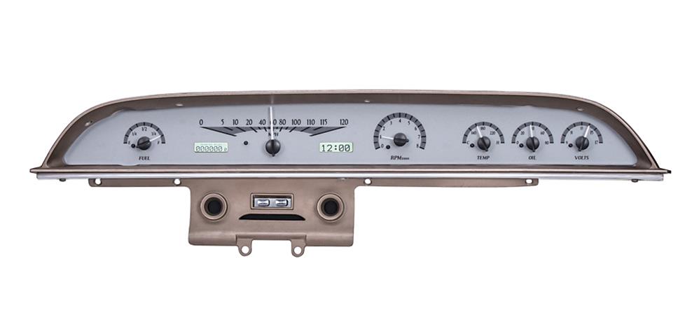 Dakota Digital VHX Series Direct-Fit Analog Gauge Systems VHX-62F-GAL-S-W