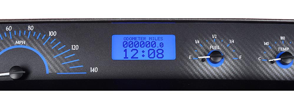 Dakota Digital VHX Series Direct-Fit Analog Gauge Systems VHX-63C-IMP-C-B