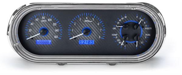 Dakota Digital VHX Series Direct-Fit Analog Gauge Systems VHX-63C-NOV-C-B