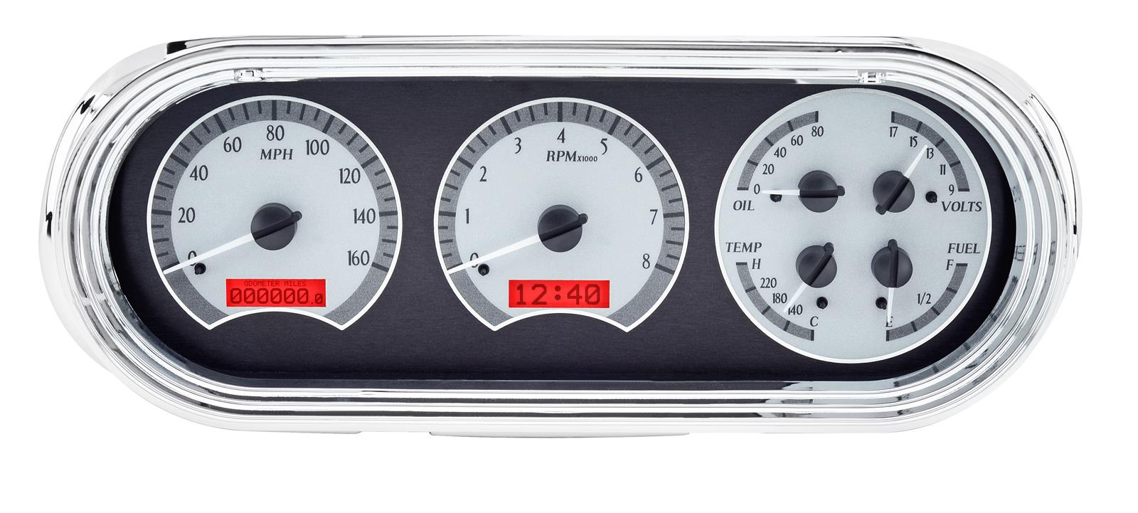 Dakota Digital VHX Series Direct-Fit Analog Gauge Systems VHX-63C-NOV-S-R