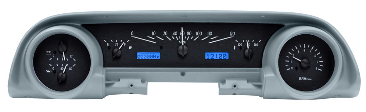 Dakota Digital VHX Series Direct-Fit Analog Gauge Systems VHX-63F-GAL-K-B