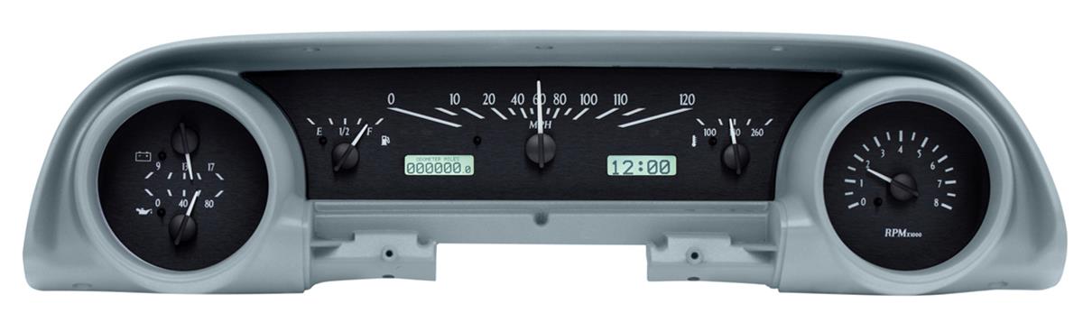 Dakota Digital VHX Series Direct-Fit Analog Gauge Systems VHX-63F-GAL-K-W