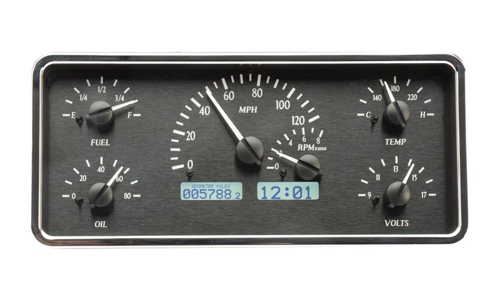 Dakota Digital VHX Series Direct-Fit Analog Gauge Systems VHX-63J-WAG-K-W