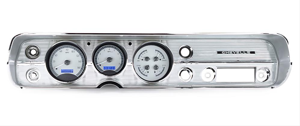 Dakota Digital VHX Series Direct-Fit Analog Gauge Systems VHX-64C-CVL-S-B