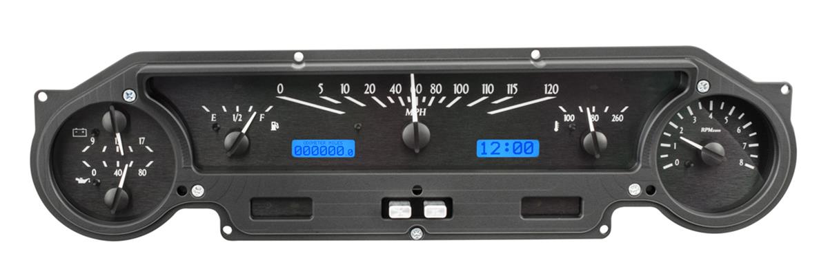 Dakota Digital VHX Series Direct-Fit Analog Gauge Systems VHX-64F-FAL-K-B