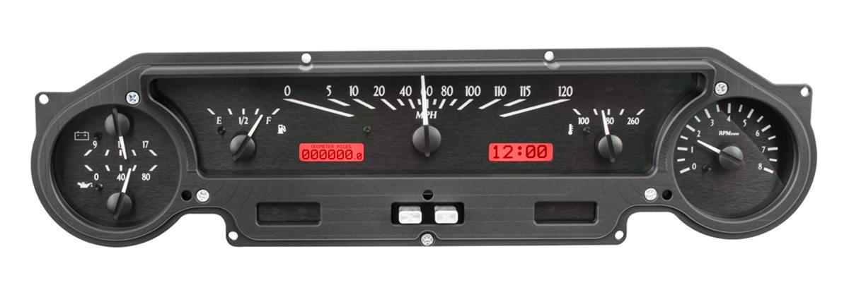 Dakota Digital VHX Series Direct-Fit Analog Gauge Systems VHX-64F-FAL-K-R