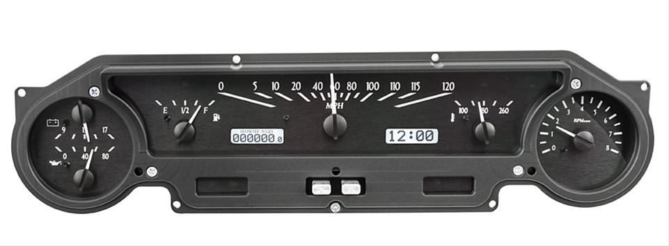 Dakota Digital VHX Series Direct-Fit Analog Gauge Systems VHX-64F-FAL-K-W