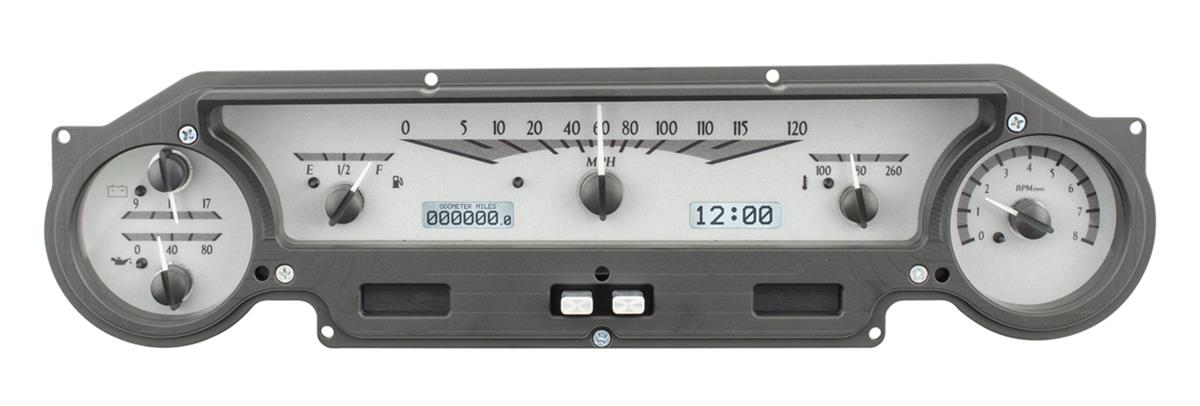 Dakota Digital VHX Series Direct-Fit Analog Gauge Systems VHX-64F-FAL-S-W